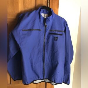 Large nylon ladies zip up jacket for athletics